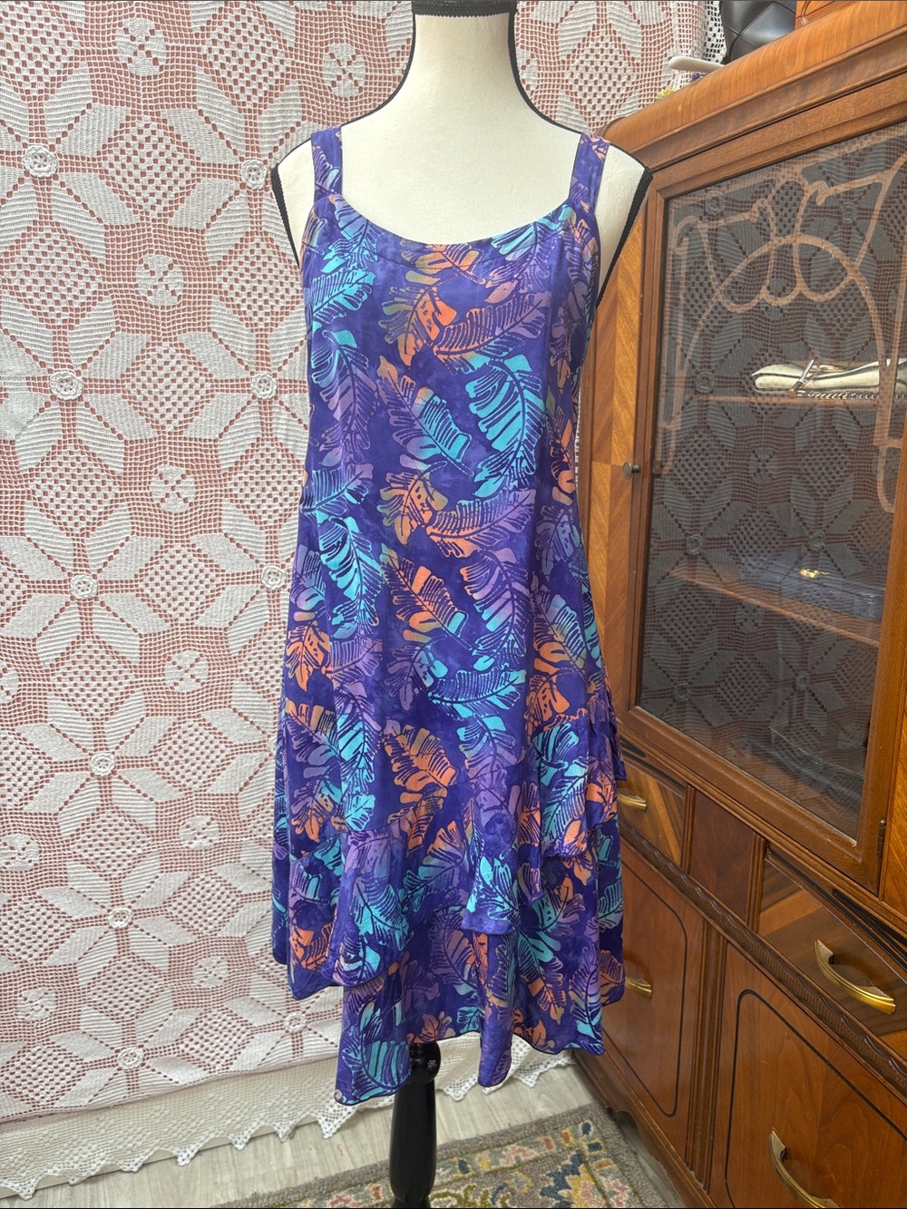 Bunga Bali Dewata Tropical Dress Sz M/L